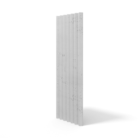 Płyta betonowa na ścianę 3D PB65 1350x480x32, jasnoszary S50, beton architektoniczny