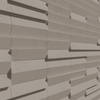 Płyta betonowa na ścianę 3D PB69 5x22,6x2, szarobeżowy CL05, beton architektoniczny