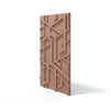 Płyta betonowa na ścianę 3D PB27 1200x600x35, brudny róż CL07, beton architektoniczny