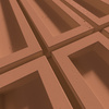 Płyta betonowa na ścianę 3D PB51 800x410x20, terakota CL01, beton architektoniczny
