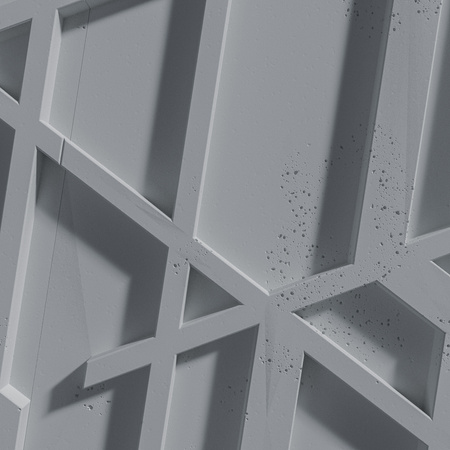 Płyta betonowa na ścianę 3D PB27 1200x600x35, antracytowy B08, beton architektoniczny