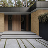 Płyta betonowa na ścianę 3D PB69 5x22,6x2, miodowy CL03, beton architektoniczny
