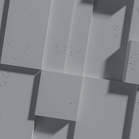 Płyta betonowa na ścianę 3D PB11 1200x600x40, antracytowy B08, wzór A, beton architektoniczny