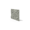Płyta betonowa na ścianę 3D PB12B 600x600x40, zgaszona zieleń CL09; wzór B, beton architektoniczny