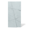 Płyta betonowa na ścianę 3D PB05B 1200x600x48, jasny błękit CL06, wzór B, beton architektoniczny