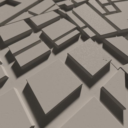 Płyta betonowa na ścianę 3D PB71F 600x600x22, kaszmirowy CL04, wzór F, beton architektoniczny