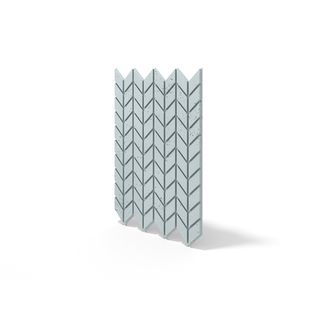 Płyta betonowa na ścianę 3D PB48 935x600x25, jasny błękit CL06, beton architektoniczny