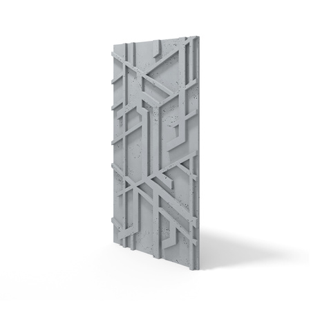 Płyta betonowa na ścianę 3D PB27 1200x600x35, szary S96, beton architektoniczny