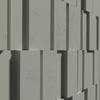 Płyta betonowa na ścianę 3D PB13 1200x600x40, zgaszona zieleń CL09, beton architektoniczny
