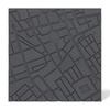 Płyta betonowa na ścianę 3D PB71F 600x600x22, czarny B15; wzór F, beton architektoniczny