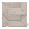 Płyta betonowa na ścianę 3D PB26A 600x600x45, kaszmirowy CL04; wzór A, beton architektoniczny