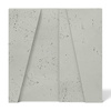 Płyta betonowa na ścianę 3D PB10B 600x600x40, pistacjowy CL08; wzór B, beton architektoniczny