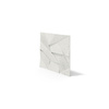 Płyta betonowa na ścianę 3D PB06 600x600x42, zgaszona biel B0, beton architektoniczny