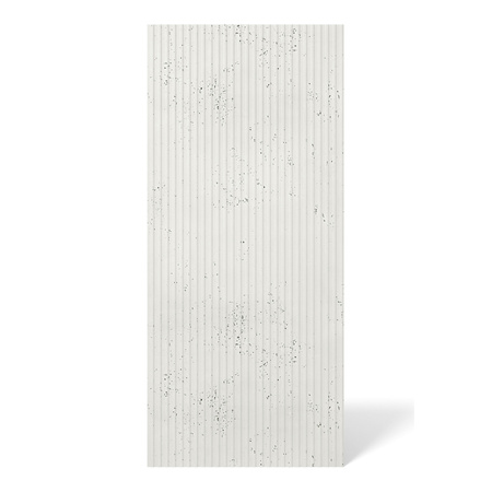 Płyta betonowa na ścianę 3D PB37 1350x600x12, zgaszona biel B0, beton architektoniczny