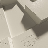 Płyta betonowa na ścianę 3D PB11 1200x600x40, kość słoniowa KS, wzór A, beton architektoniczny