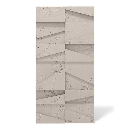 Płyta betonowa na ścianę 3D PB09 1200x600x45, kaszmirowy CL04, beton architektoniczny