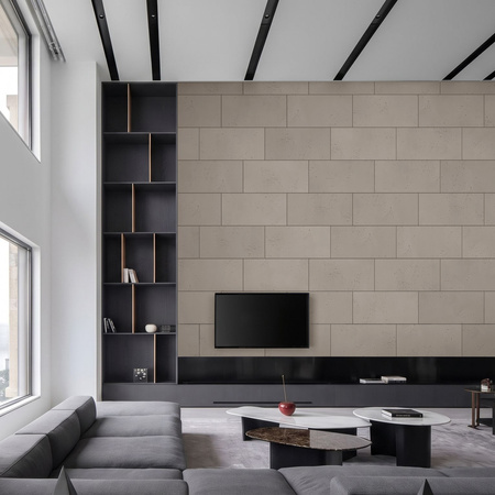 Płyta betonowa na ścianę 2D PA01 600x300x10, szarobeżowy CL05, beton architektoniczny