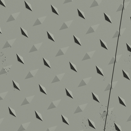 Płyta betonowa na ścianę 3D PB53 1350x600x15, zgaszona zieleń CL09, beton architektoniczny