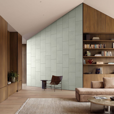 Płyta betonowa na ścianę 2D PA01 600x300x10, pistacjowy CL08, beton architektoniczny