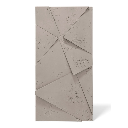 Płyta betonowa na ścianę 3D PB05C 1200x600x48, szarobeżowy CL05, wzór C, beton architektoniczny