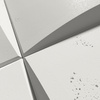 Płyta betonowa na ścianę 3D PB20 600x600x40, zgaszona biel B0, beton architektoniczny