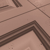 Płyta betonowa na ścianę 3D PB33A 1200x600x30, brudny róż CL07; wzór A, beton architektoniczny