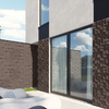 Płyta betonowa na ścianę 3D PB15 600x600x40, czekoladowy CL02, beton architektoniczny
