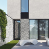 Płyta betonowa na ścianę 3D PB15 600x600x40, zgaszona biel B0, beton architektoniczny