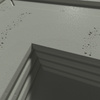Płyta betonowa na ścianę 3D PB21 1050x600x45, zgaszona zieleń CL09, beton architektoniczny