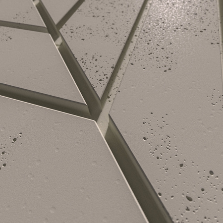 Płyta betonowa na ścianę 3D PB44 1188x600x25, kaszmirowy CL04, beton architektoniczny