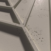 Płyta betonowa na ścianę 3D PB45 1188x600x25, kaszmirowy CL04, beton architektoniczny