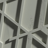 Płyta betonowa na ścianę 3D PB27 1200x600x35, zgaszona zieleń CL09, beton architektoniczny