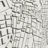 Płyta betonowa na ścianę 3D PB71E 600x600x22, zgaszona biel B0; wzór E, beton architektoniczny