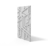 Płyta betonowa na ścianę 3D PB27 1200x600x35, jasnoszary S50, beton architektoniczny