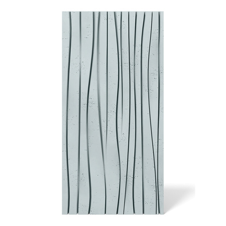 Płyta betonowa na ścianę 3D PB03 1000x500x32, jasny błękit CL06, beton architektoniczny