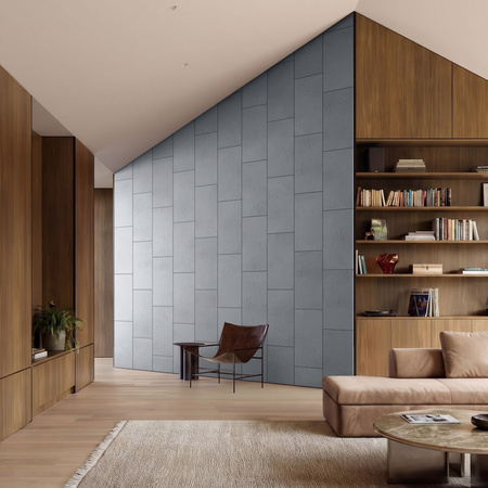Płyta betonowa na ścianę 2D PA01 600x300x10, antracytowy B08, beton architektoniczny