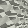 Płyta betonowa na ścianę 3D PB02 448x200x40, pistacjowy CL08, beton architektoniczny