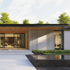 Płyta betonowa na ścianę 3D PB58 1350x560x34, jasnoszary S50, beton architektoniczny