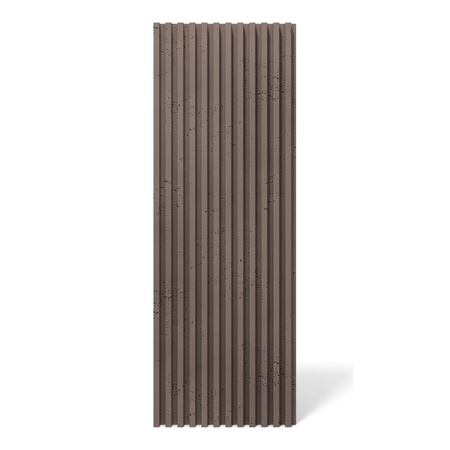 Płyta betonowa na ścianę 3D PB38 1350x480x30, czekoladowy CL02, beton architektoniczny