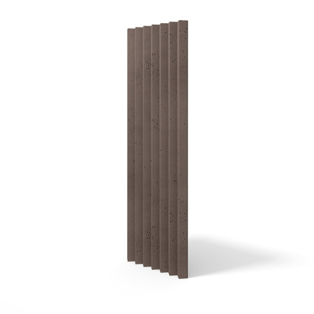 Płyta betonowa na ścianę 3D PB62 1350x480x35, czekoladowy CL02, beton architektoniczny