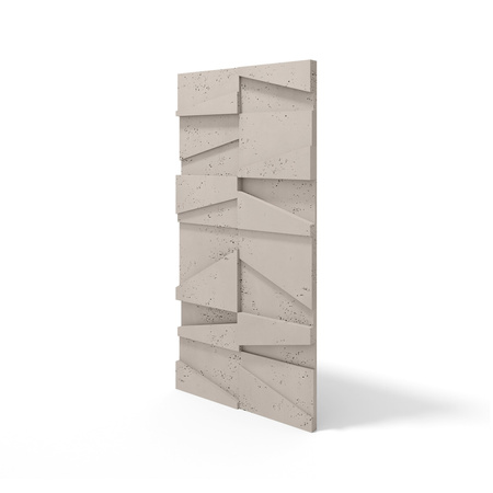 Płyta betonowa na ścianę 3D PB09 1200x600x45, kaszmirowy CL04, beton architektoniczny