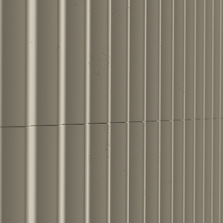 Płyta betonowa na ścianę 3D PB60 1350x520x35, kość słoniowa KS, beton architektoniczny