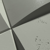 Płyta betonowa na ścianę 3D PB20 600x600x40, zgaszona zieleń CL09, beton architektoniczny