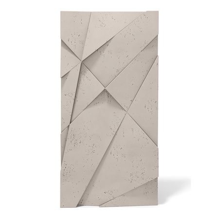 Płyta betonowa na ścianę 3D PB05A 1200x600x48, kaszmirowy CL04, wzór A, beton architektoniczny