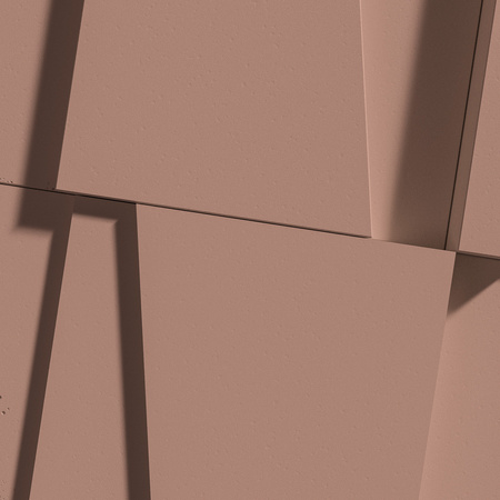Płyta betonowa na ścianę 3D PB10 600x600x40, brudny róż CL07, beton architektoniczny