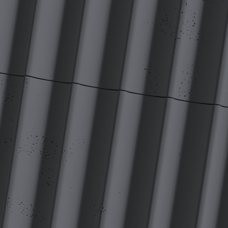 Płyta betonowa na ścianę 3D PB60 1350x520x35, czarny B15, beton architektoniczny