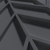 Płyta betonowa na ścianę 3D PB47 939x600x25, czarny B15, beton architektoniczny