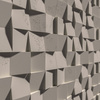 Płyta betonowa na ścianę 3D PB16 600x600x40, kaszmirowy CL04, beton architektoniczny