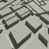 Płyta betonowa na ścianę 3D PB71F 600x600x22, pistacjowy CL08; wzór F, beton architektoniczny
