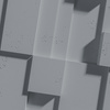 Płyta betonowa na ścianę 3D PB11 1200x600x40, antracytowy B08, wzór A, beton architektoniczny